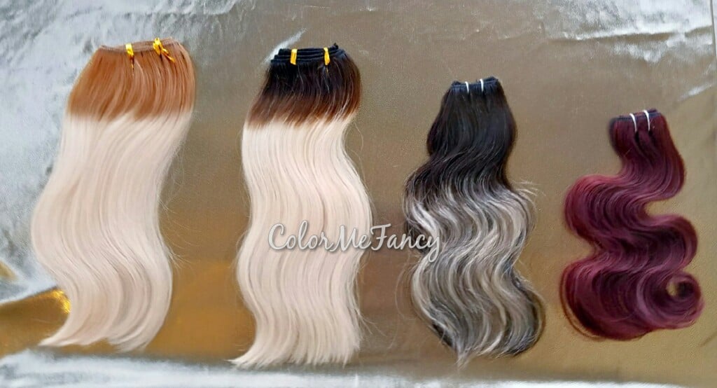 Image of Sample Custom Colors Hair Dye Of Choice Ombre , Highlights