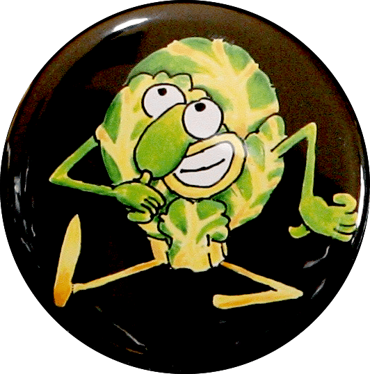 Image of Brussels Sprout magnet or pin