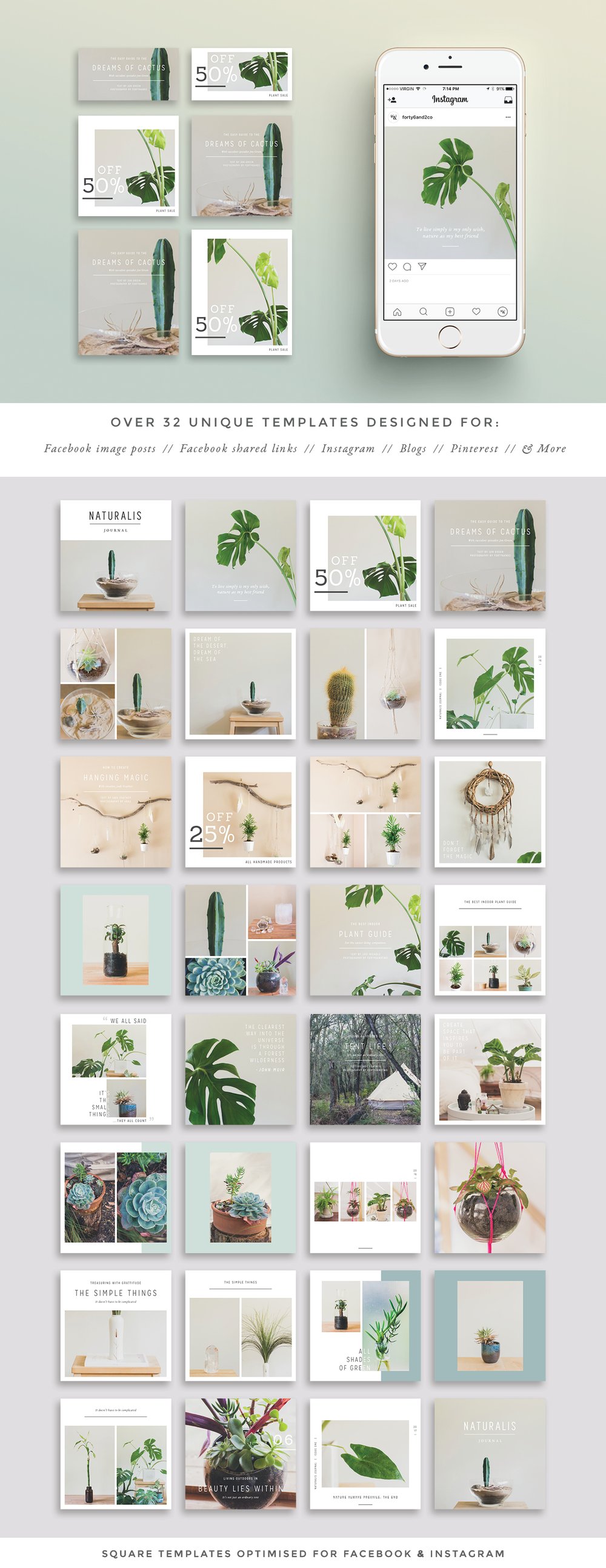 Image of NATURALIS Social Media Pack