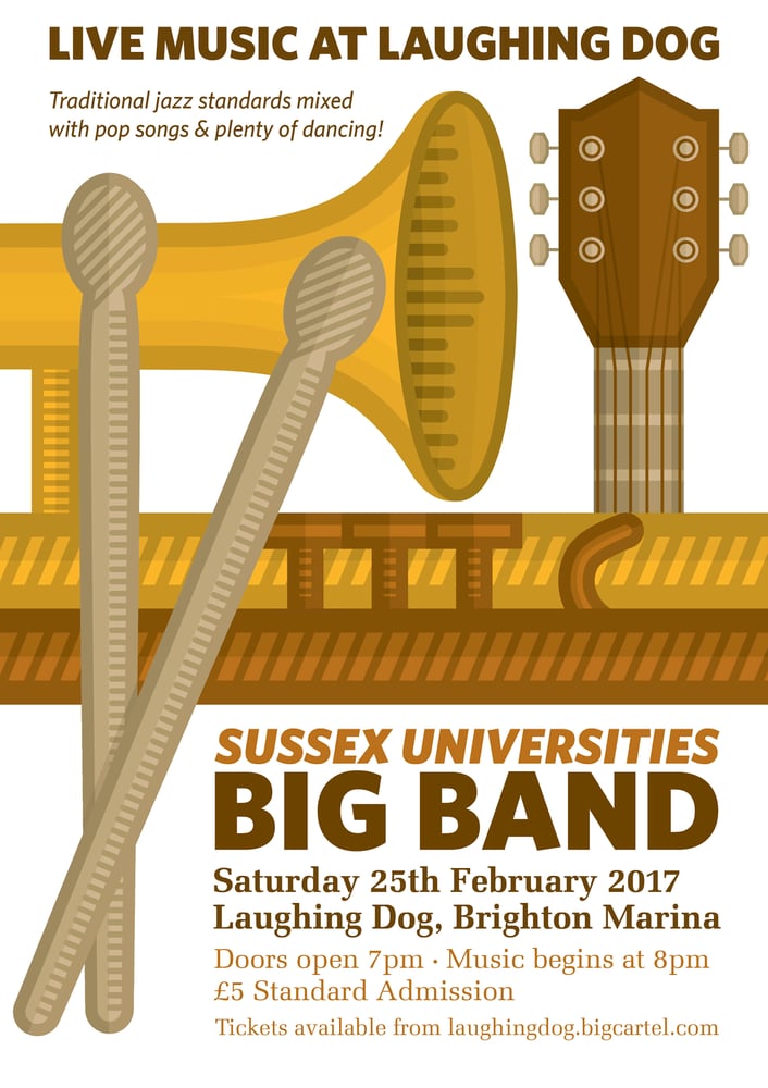 Image of Sussex Universities Big Band Live at Laughing Dog - Saturday 25th February