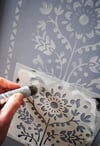Lund Furniture Stencil for Furniture, Wall and Fabric Projects-Scandi stencil-DIY 