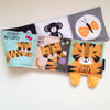 Wee Gallery Tiptoe Tiger Baby's First Soft Book