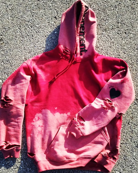 Image of The "Alpha Male" Soft-Red Hoodie