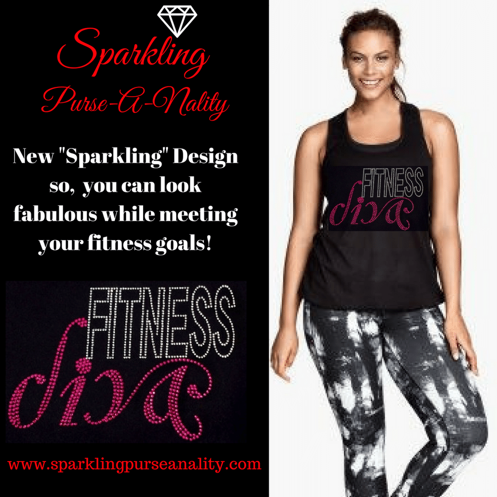 Image of "Sparkling" Healthy/Workout Shirts (3 Different Designs)