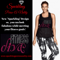Image 3 of "Sparkling" Healthy/Workout Shirts (3 Different Designs)