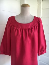 Image 1 of The Red Smock Top