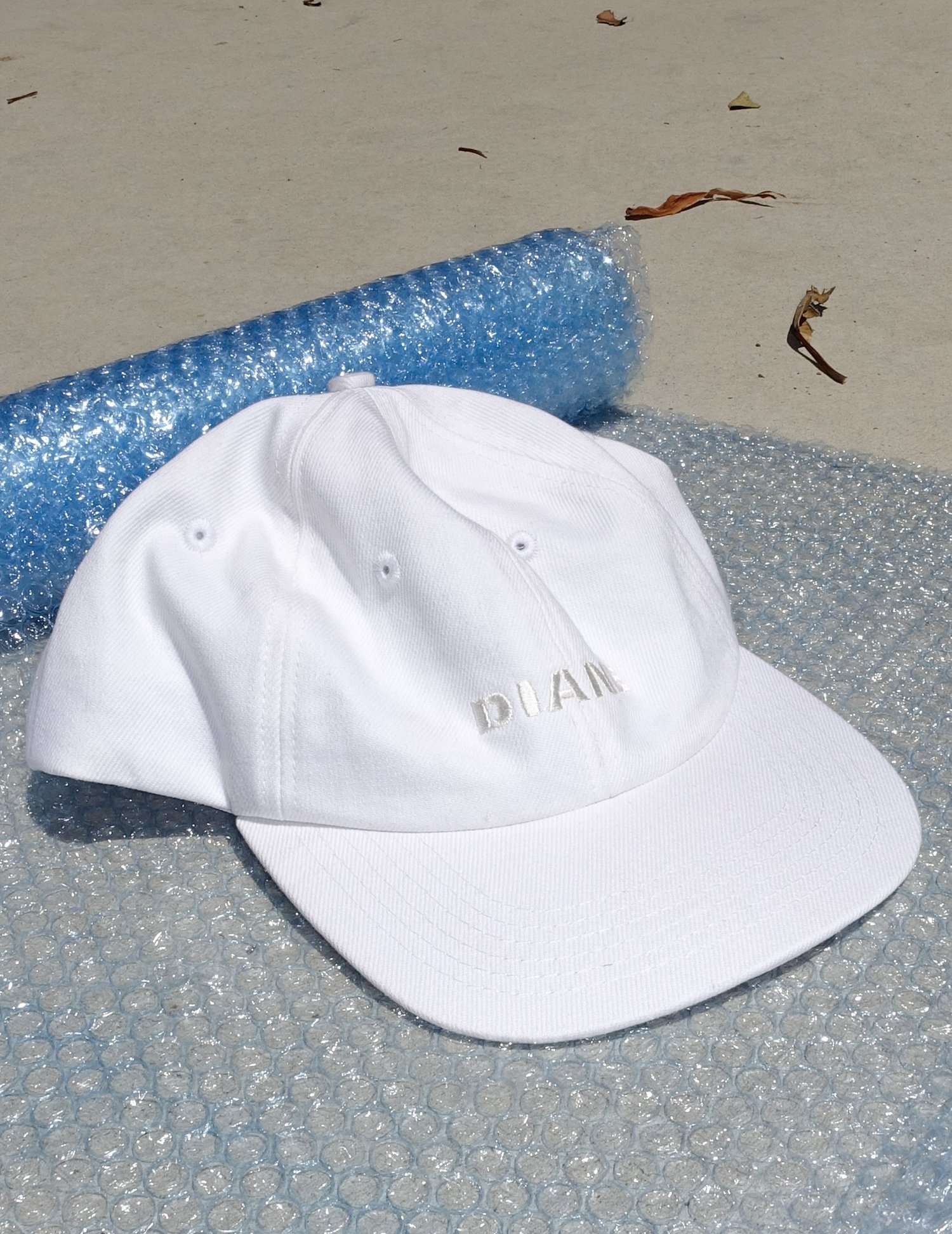 Image of space race cap (white denim)