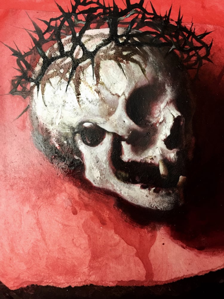 Image of 'LAMB OF GOD' - Original Artwork - Watercolor & Acrylic - {Work in Progress}