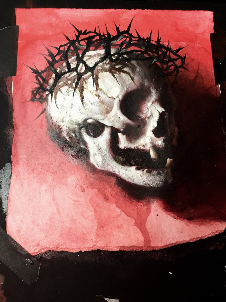 Image of 'LAMB OF GOD' - Original Artwork - Watercolor & Acrylic - {Work in Progress}