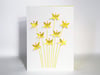 2 x Fold Out Daffodil Cards