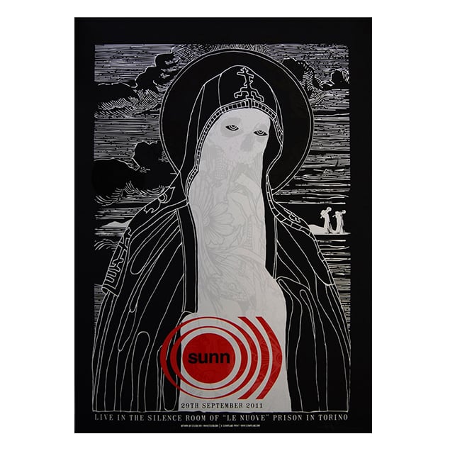 Image of SUNN 0))) - Live in the Jail TORINO 2011 - BLACK VERSION