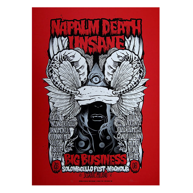 Image of SOLOMACELLO FEST W/ NAPALM DEATH - UNSANE