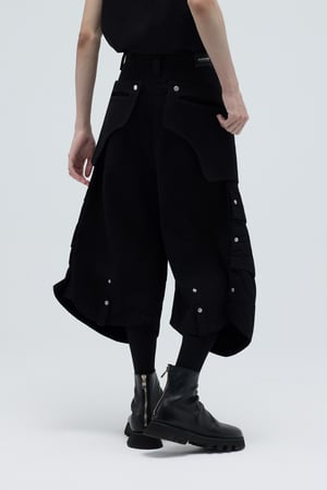 Image of EQUALNEAR - Armor Jorts (Black)