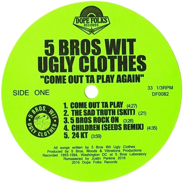 5 BROS WIT UGLY CLOTHES 