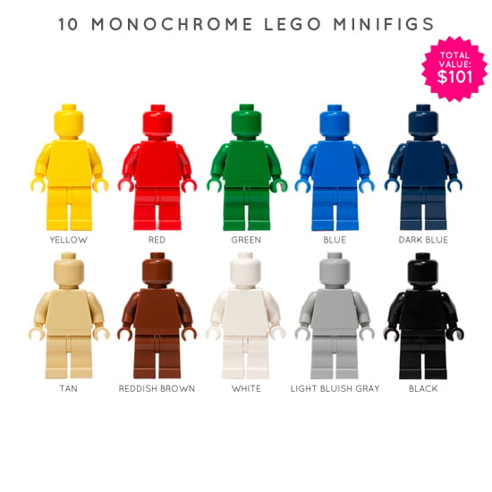Image of SET OF 10 LEGO MONOFIGS