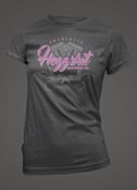 Image of New ladies Hoggshit glitter and foil shirt blk