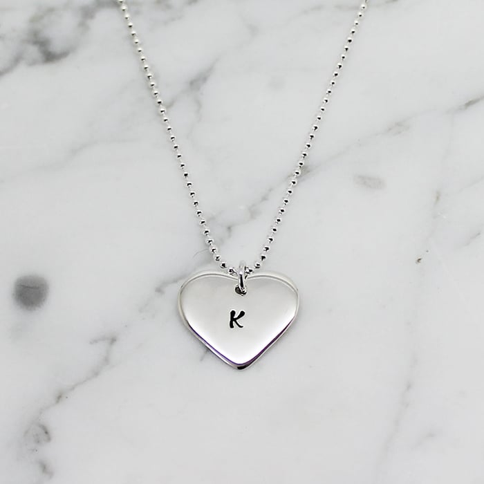 small personalised necklace