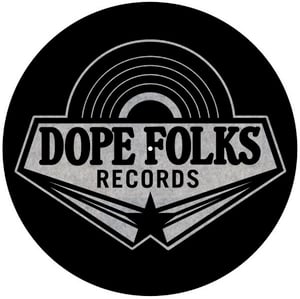 Image of DOPE FOLKS RECORDS DJ SLIPMATS (2 slipmats)