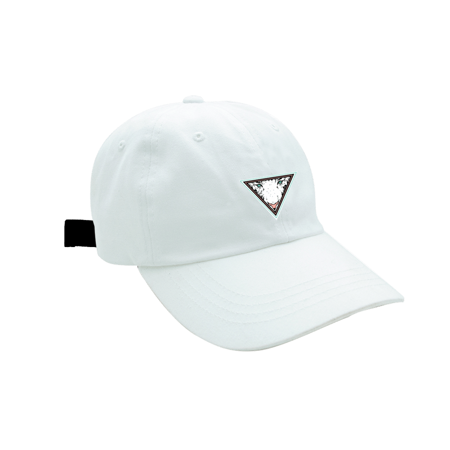 Image of EYE OF THE TIGER - DAD HAT - WHITE