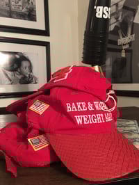 Image 3 of (Limited Edition) Hand Distressed Red Python Bake & Water Whip Weight Again Hat