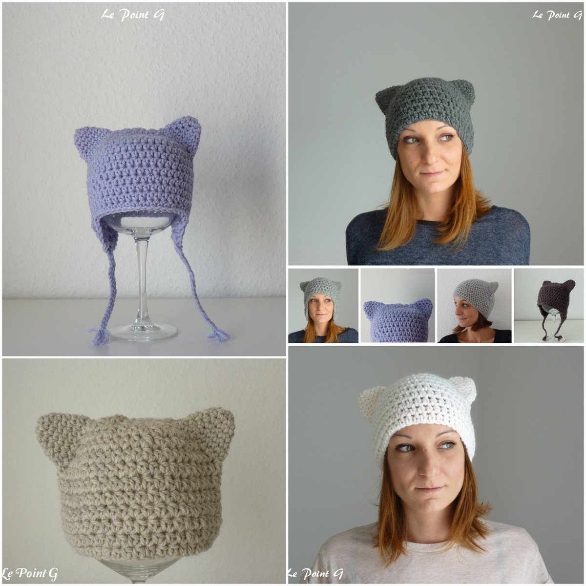 Patron Au Crochet Bonnet Chat 6 Tailles Lepointg Patron Au Crochet Bonnet Chat 6 Tailles Lepointg