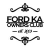 Ford Ka Owners Club Est. 2009 Sticker