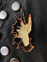 Image 2 of Casting devils rose gold pin