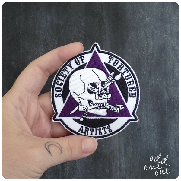 Image of Tortured Artist - Iron on Gang Patch