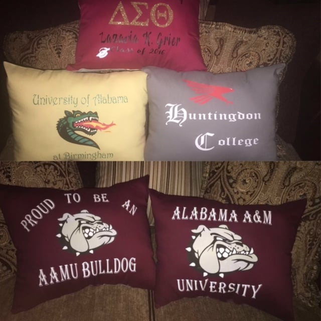 Image of Custom College Spirit Pillows