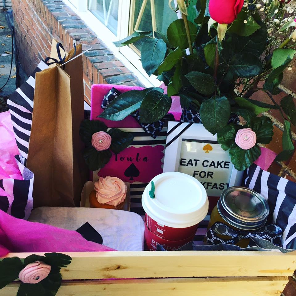 Image of FLOWERS, CHOCOLATES, BALLOON, SPECIAL BOX