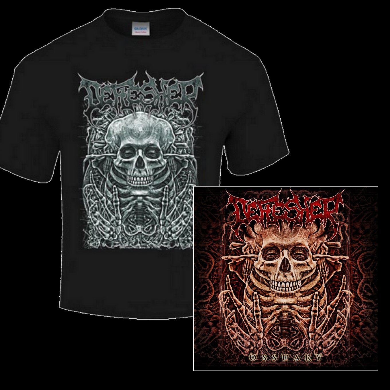 PACK 1 - T-Shirt + Album | Deflesher Merch store