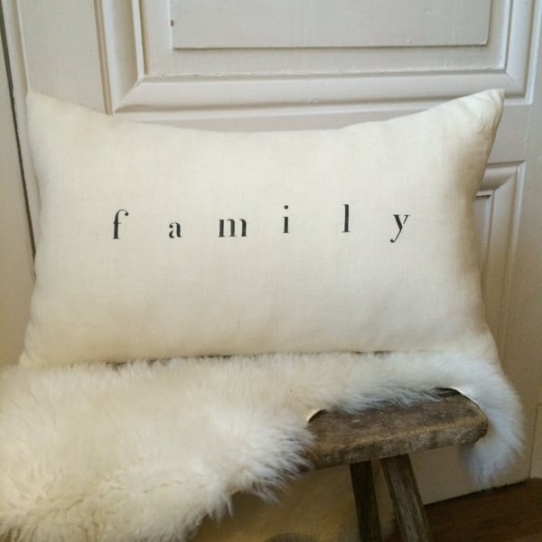 Image of coussin écru family