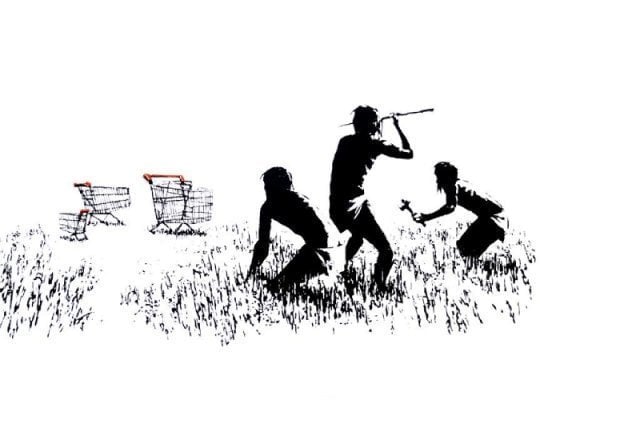 Image of Banksy Trolley Hunters