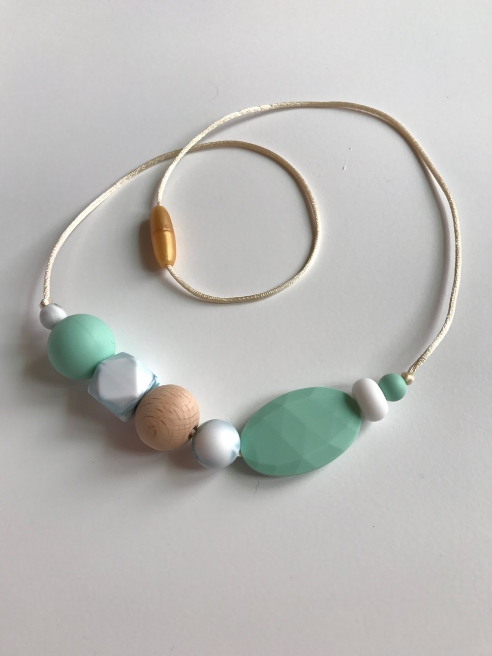 Image of 'Cocos' Sensory Silicone Bead Necklace (BPA free)