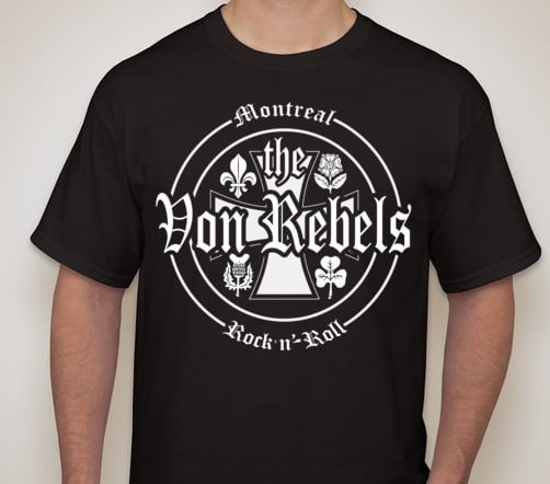 Image of  Von Classic (black on white) T-shirt