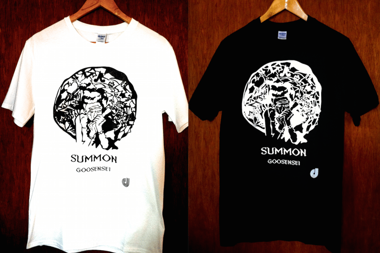 Image of "Summon EP" T-shirt (Black / White)