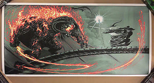 Image of SET OF 3 large 18x36 inch lord of the rings/hobbit prints
