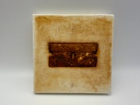 Image 3 of Razor Blade Rust Print 2.5x2.5" Canvas Set