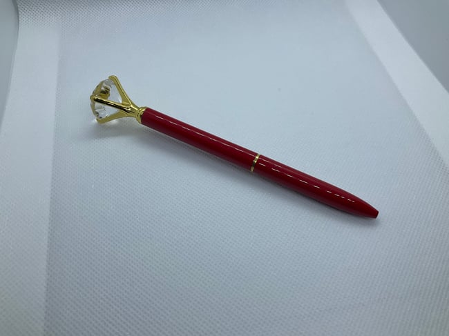 Diamond wand pen (personalized)