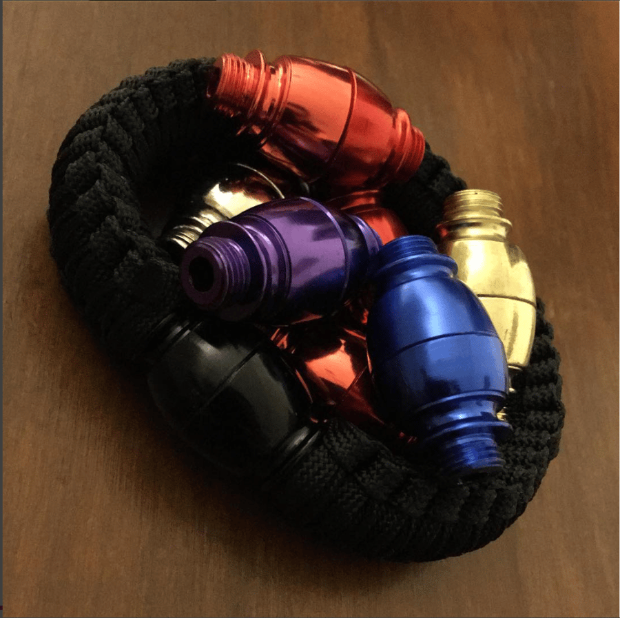 Image of "Ca$hed Out" Paracord Pipe Bracelet v.2