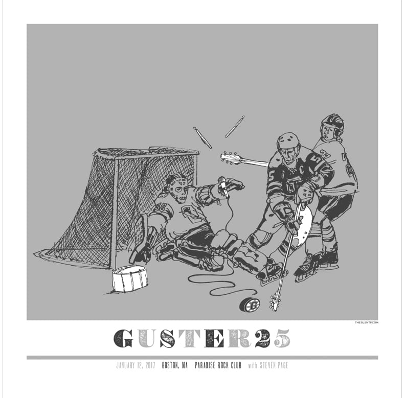 Guster 25 Year Anniversary Gig Poster