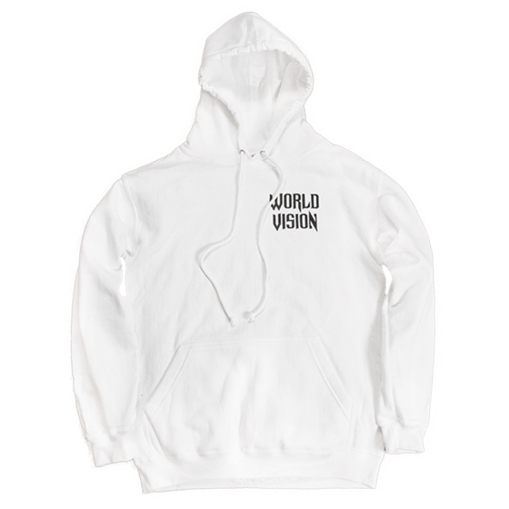 Image of OG 'World Vision' Hoodie Re-Release [White]