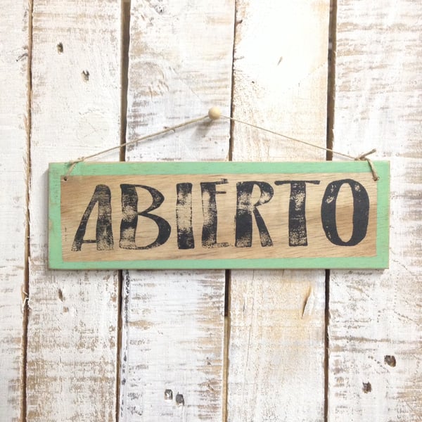 Image of Cartel Abierto/Cerrado