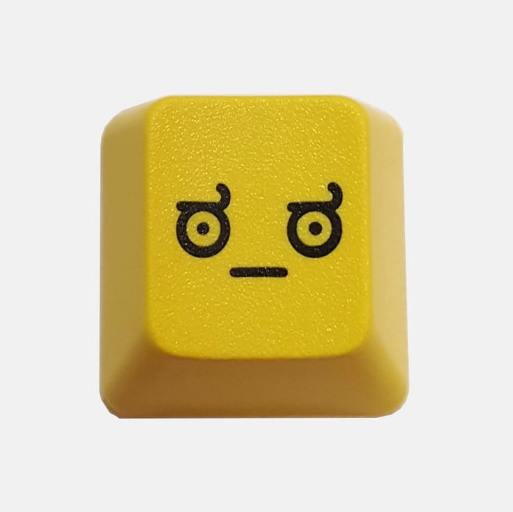 Image of Yellow LOD(Look of Disapproval) Keycap