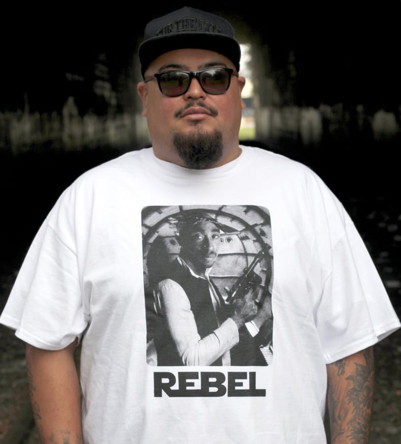 Image of REBEL white t-shirt