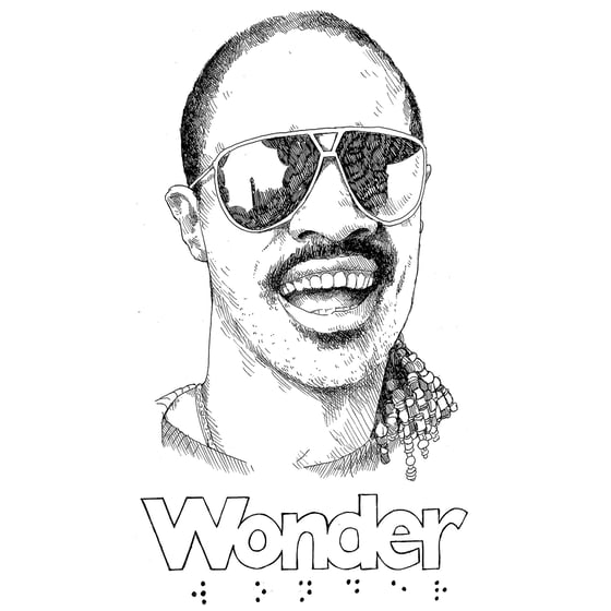 Image of Stevie Wonder Tee Shirt