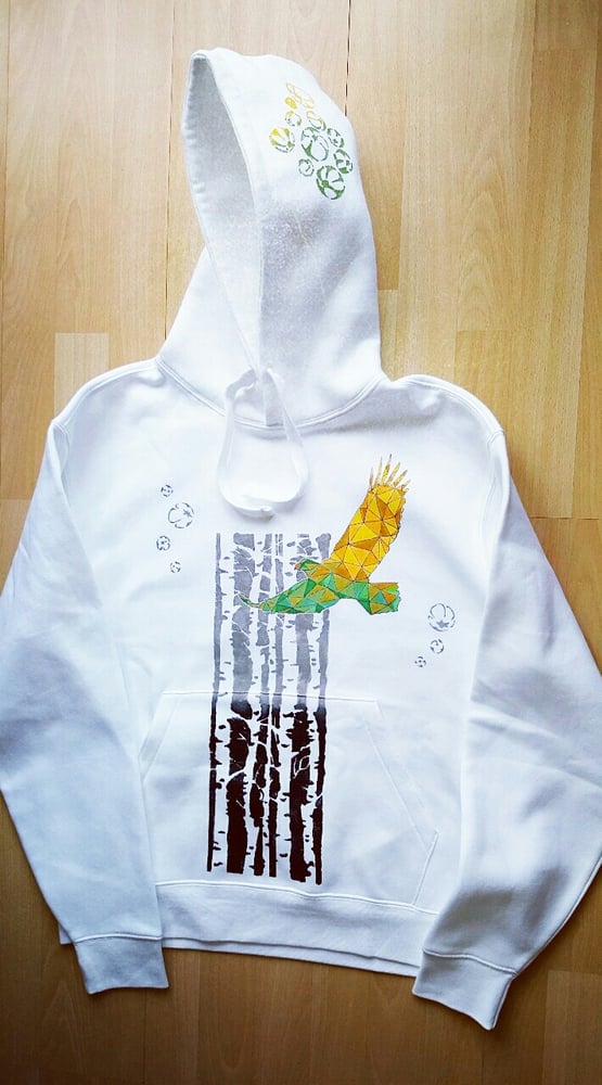 Image of Hand painted Hoodie: Eagle