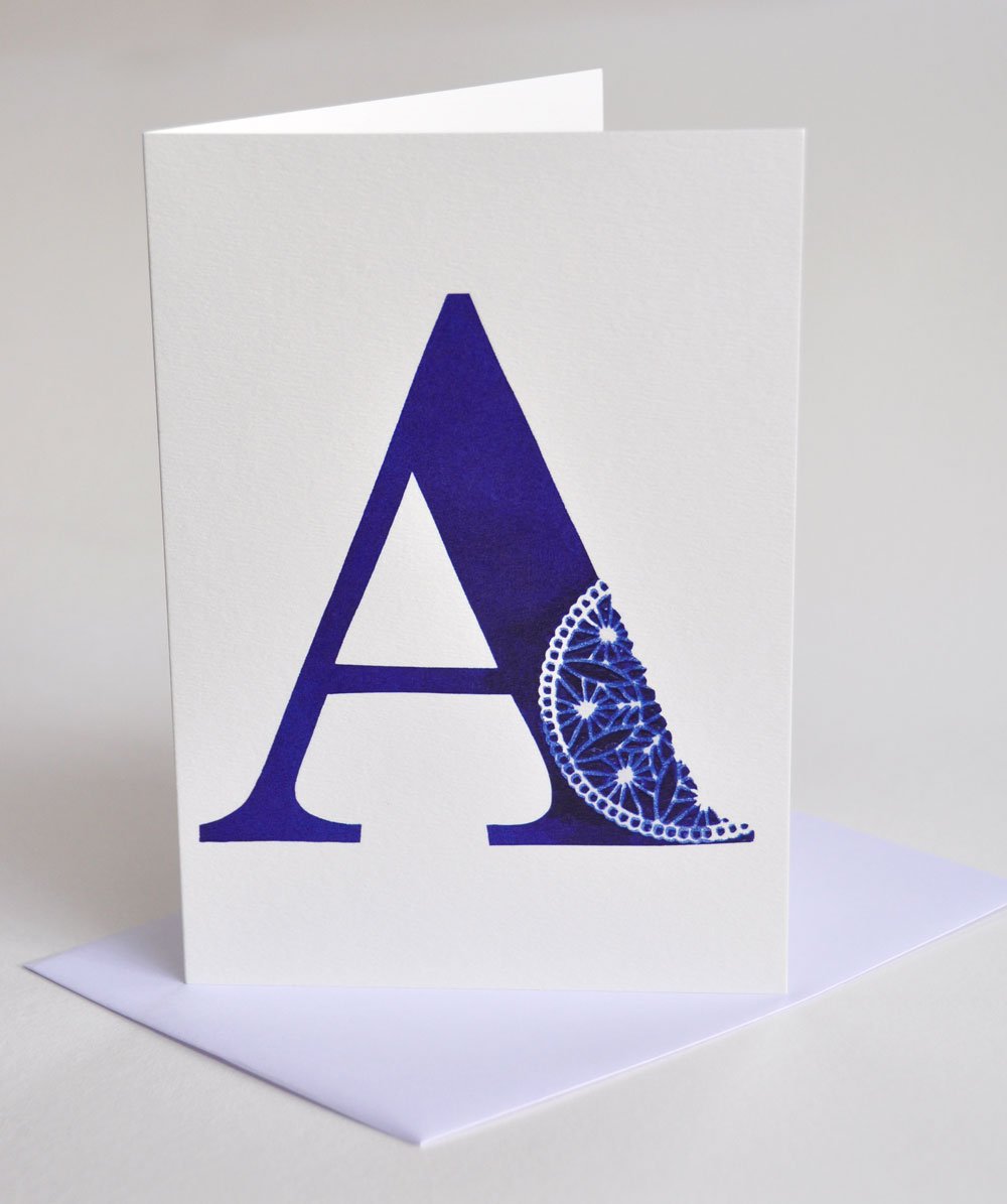 Image of Blue letter cards