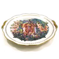 Image 2 of Ode to the Human Body - Porcelain tray - #0000 - Vintage French porcelain