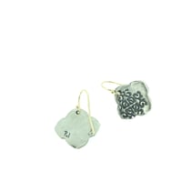 Image 3 of flora medallion earrings